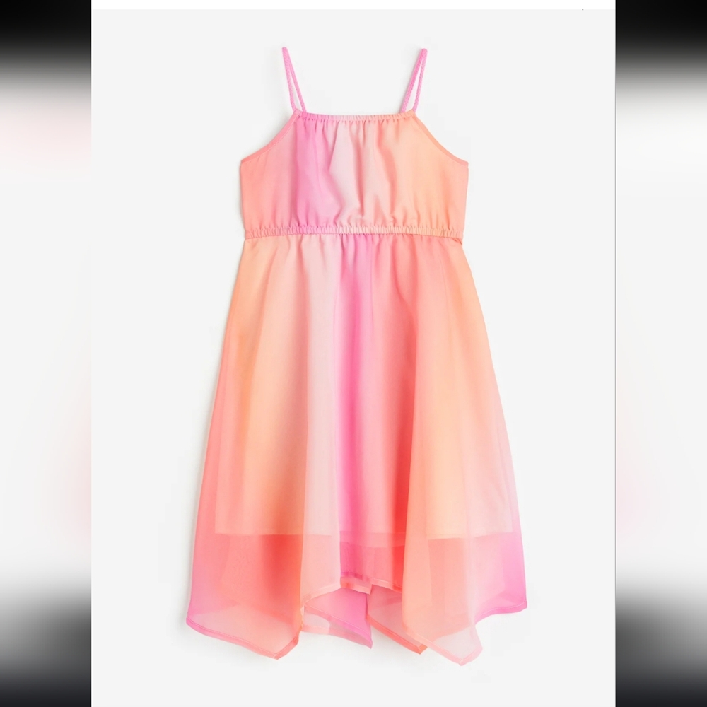 Pink and Orange Ombre Dress